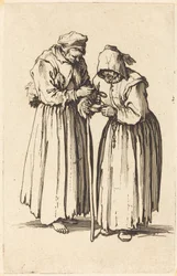 Twee Bedelaressen