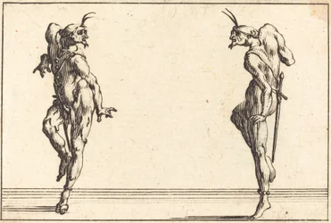Twee Pantaloons Dansen