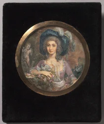 Portret van juffrouw Colombi