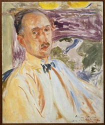 Studie voor het portret van Francois Mauriac (1885-1970)