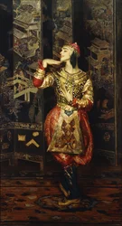 Vaslav Nijinsky in Danse Orientale, 1910