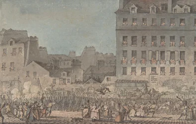 Lodewijk XVI betreedt Parijs, 6 oktober 1789