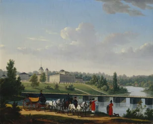 De Wandeling. Het Golitsyns Landgoed Pekhra-Yakovlevskoye, 1820