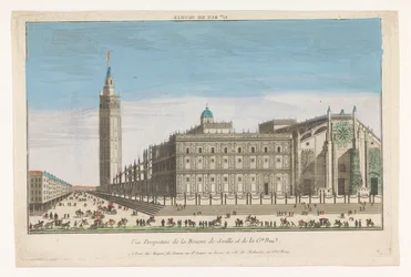 Gezicht op de Kathedraal van Sevilla