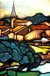 Nancy (departement 54), Art Nouveau, Kamer van Koophandel en Industrie, Glas-in-loodramen door Jacques Gruber (1870-1936)