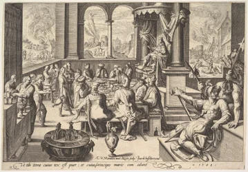 Allegorie van de regering van een kinderachtige koning, 1588