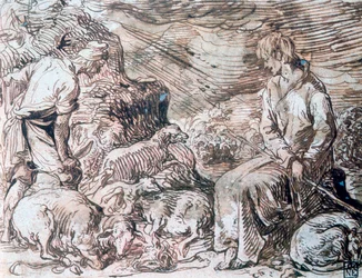 Hippocrates en Democritus