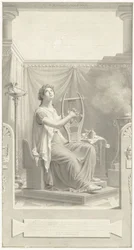 Ontwerp voor het titelblad voor Gedichten van H. Tollens Czn.