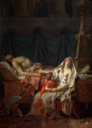 Andromache beweent Hektor, 1783.