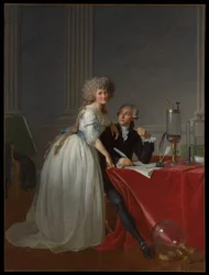 Antoine Laurent Lavoisier (1743-1794) en Marie Anne Lavoisier (Marie Anne Pierrette Paulze, 1758-1836)