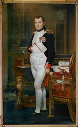 Keizer Napoleon I Bonaparte (olieverf op doek)