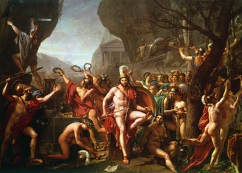 Leonidas bij Thermopylae, 5e eeuw v.Chr., ca. 1814