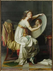 Mademoiselle Ducreux (schilderij op doek)