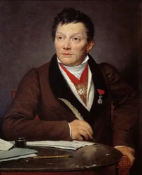 Portret van Alexandre Lenoir, archeoloog en curator van het Musée des Monuments français