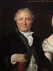 Portret van Monsieur Mongez, archeoloog (detail)