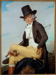 Portret van Pierre Seriziat, de zwager van de kunstenaar