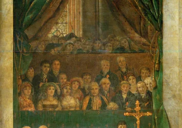 Kroning van Napoleon in de Notre-Dame …