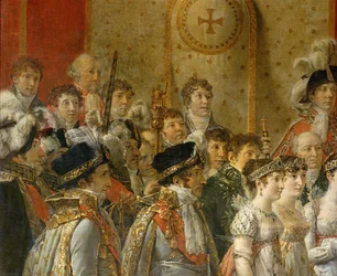 De kroning van Napoleon in de Notre-Dame ...
