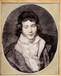 Zelfportret, door Jacques-Louis David