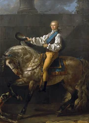 Ruiterportret van Stanislaw Kostka Potocki (1755-1821)