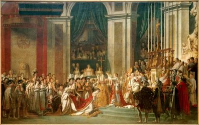 De wijding van Keizer Napoleon I en de Kroning van Keizerin Josephine