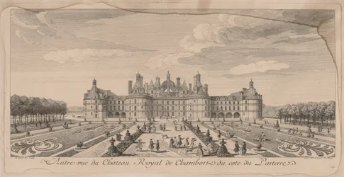 Kasteel Chambord vanuit de tuinen