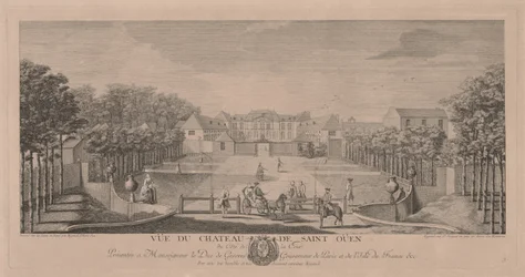Chateau Saint Ouen vanaf de binnenplaats