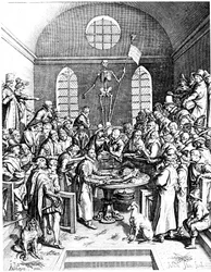 Anatomisch Theater uit de late 16e eeuw, Jacques de Gehyn de Oudere, 1633