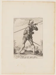 Pikeman, van officieren en soldaten van de lijfwacht van keizer Rudolph II