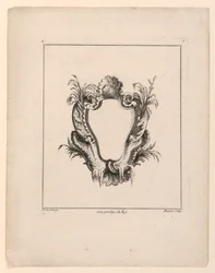 Wapenschild, uit ’Recueil Nouveau de Differens Cartouche’
