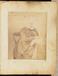 [Portret van een man met een ganzenveer].