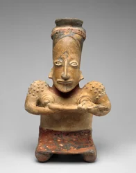 Knielende Vrouw die een Baby Voedt, Proto-Klassiek