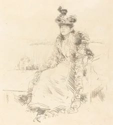 Een Dame Zittend, 1893