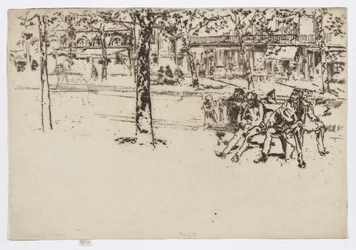 Boulevard Poissonnière, Parijs, ca.1892-93