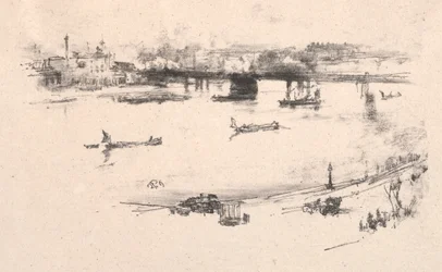 Charing Cross Spoorbrug, 1896