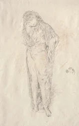 Geklede figuur staand