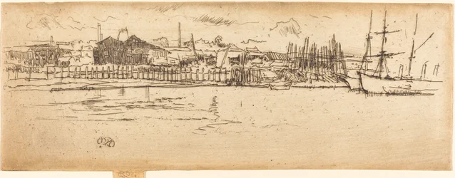 Droogdok, Southampton, 1887