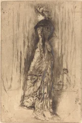 Maud, staand, ca. 1873