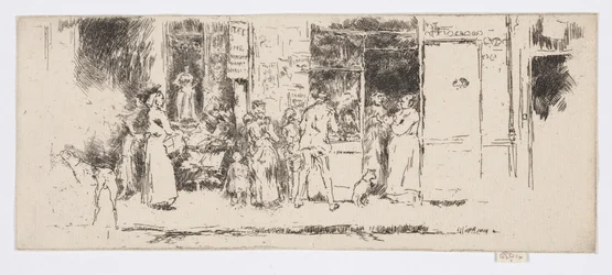 Krantenkiosk, Rue de Seine, ca. 1892-93