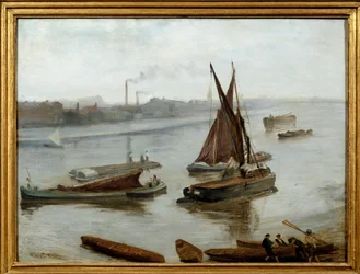Nocturne: Blauw en Goud – Oude Battersea-brug