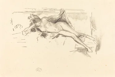 Naaktmodel, Liggend, 1893