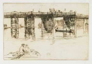 De oude Putney Bridge