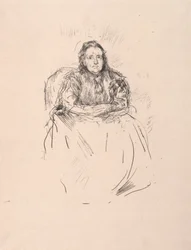Portretstudie - Mevrouw Phillip, 1896