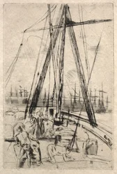 Scheepvaart in Liverpool, 1867