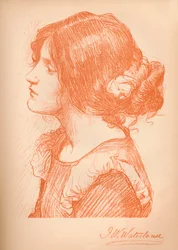 Schets van een vrouw ca. 1885, 1896