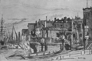 Thames Police voorheen Wapping Wharf genoemd, 1859, 1903