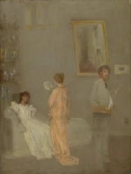 De kunstenaar in zijn atelier, 1865-1866 en 1895