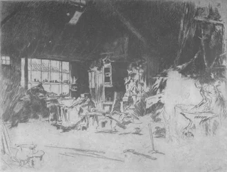 De smidse, 1880, 1904