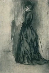 De fluwelen jurk Frances Leyland, ca. 1873, 1904