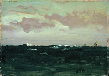 Violet en blauw: Onder de rollers, ca. 1893